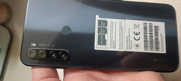Xiaomi redmi note 8T krtyafggetlen dual sim szinte j llapotban 