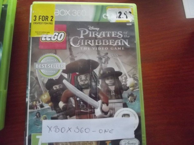Xo-222 Xbox 360 - One Eredeti Jtk : Disney Lego pirates of The Car