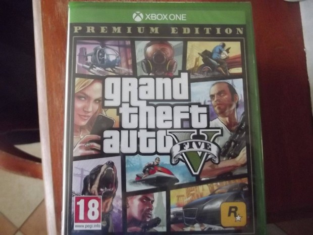 Xo-234 Xbox One Eredeti Jtk : Grand Theft Auto 5 Premium Edition j