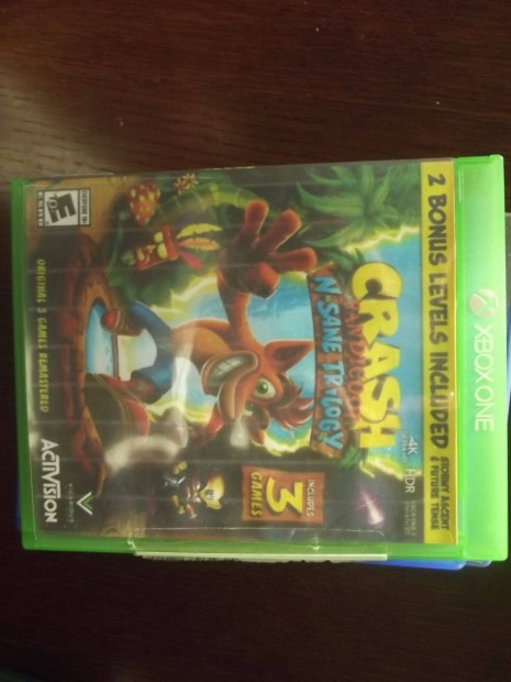 Xo-257 Xbox One eredeti Jtk : Crash Bandicoot N Sane Trilogy ( kar