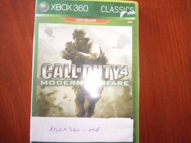 Xo-293 Xbox 360 - One Eredeti Jtk : Call of Duty 4 Modern Warfare (