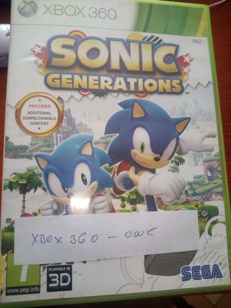 Xo-2 Elad Xbox 360 - One Eredeti Jtk : Sonic Generations ( xbox