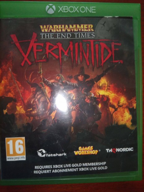 Xo-38 Xbox One eredeti Jtk : Warhammer The End Times Vermintide
