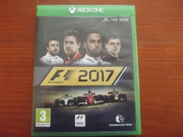 Xo-44 Xbox One Eredeti Jtk : F1 2017 ( karcmentes )