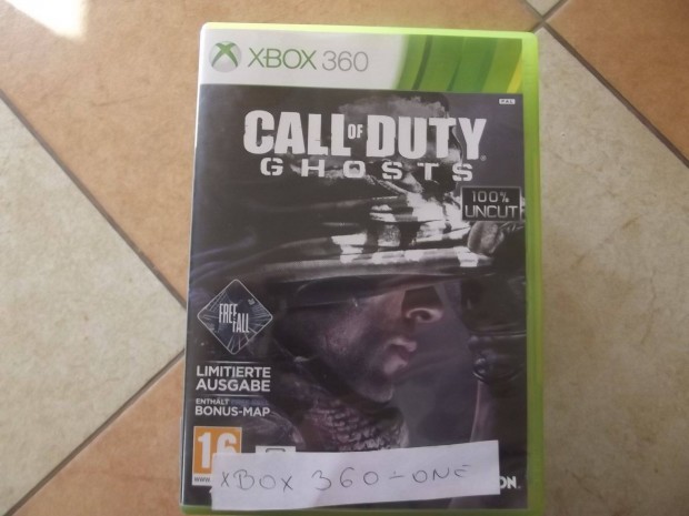 Xo-63 Xbox 360 - One Eredeti Jtk : Call of Duty Ghost ( Xbox 360)