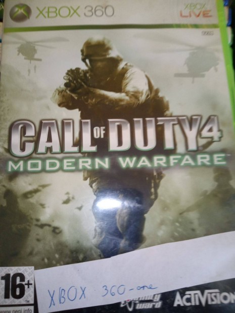 Xo-80 Xbox 360 - One Eredeti Jtk : Call of Duty 4 Modern Warfarre