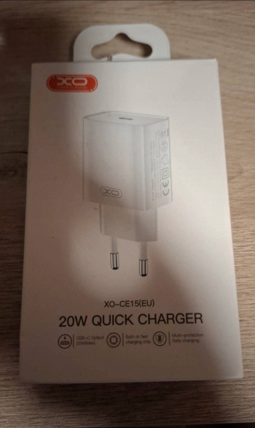 Xo CE15 Hálózati Töltővég (Type-C) PD 20W Fehér