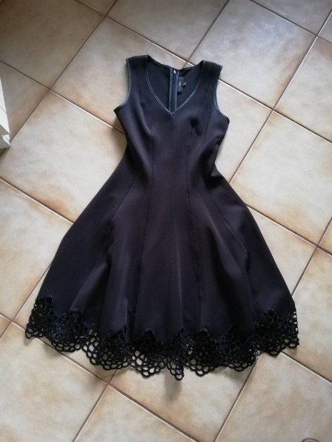 Xs/S csodaszp fekete ruha 