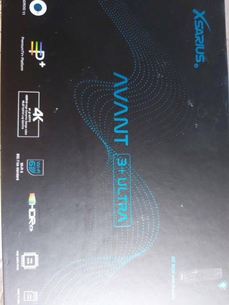 Xsarius Avant 3+ Ultra Black BT - Gigabit Wi-Fi 6 - 4GB/64GB - UHD 4K