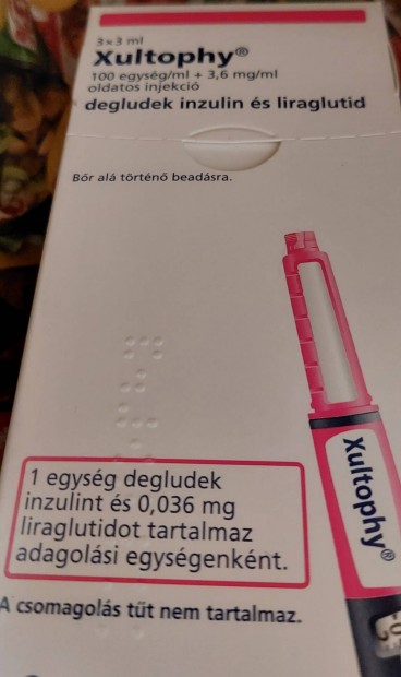 Xultophy inzulin adagol 3 darab toll
