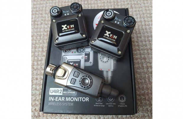 Xvive U4R2 Vezeték nélküli fülmonitor rendszer