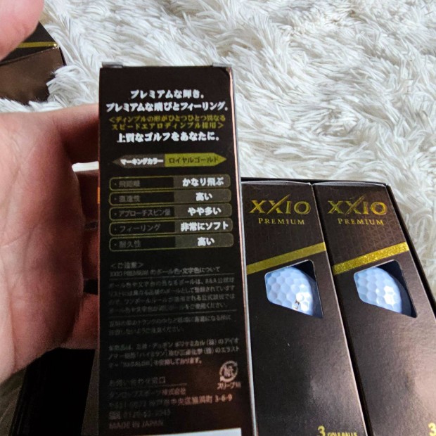Xxio New Xxio Premium Royal Gold golf labda 12 db új dobozos