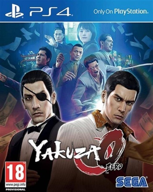 Yakuza 0 eredeti Playstation 4 jtk