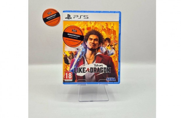 Yakuza: Like a Dragon - PS5 jtk, hasznlt