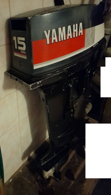 Yamaha 15 LE-s 2 �tem� 2 hengeres, hossz� csizm�s cs�nakmotor