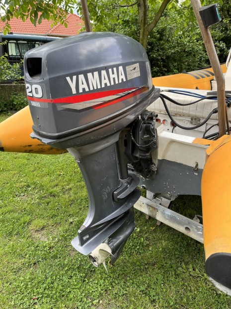 Yamaha 20LE csnakmotor motorcsnak powertrim nindts csnakmotor