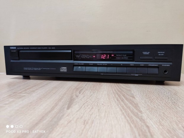 Yamaha CD-400 hifi cd lejtsz deck (1986).