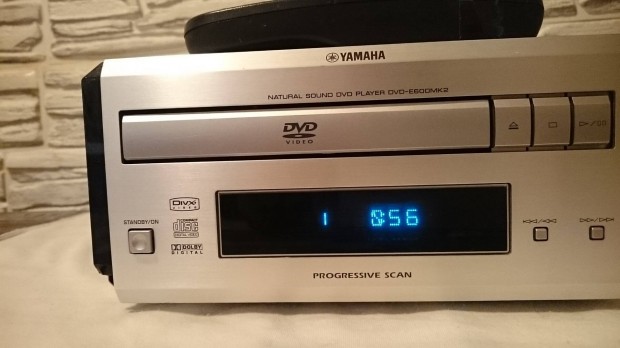 Yamaha DVD-E600 Mkii DVD CD lejtsz + tvirnyt 