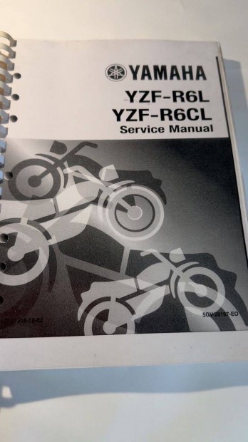Yamaha R6 R 6 Yzf-R6L Yzf-R6CL service manual szerviz k�zik�nyv