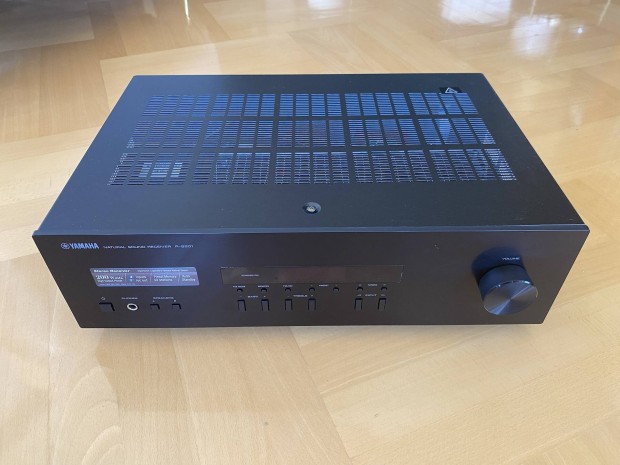 Yamaha R-S201 sztereo receiver, erst, 2x100 W fekete, tvval