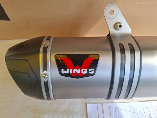 Yamaha Tenere 700 Wings sport kipufogódob, újszerű