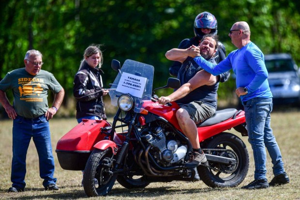 Yamaha Xj 600 S oldalkocsis motor friss mszakival