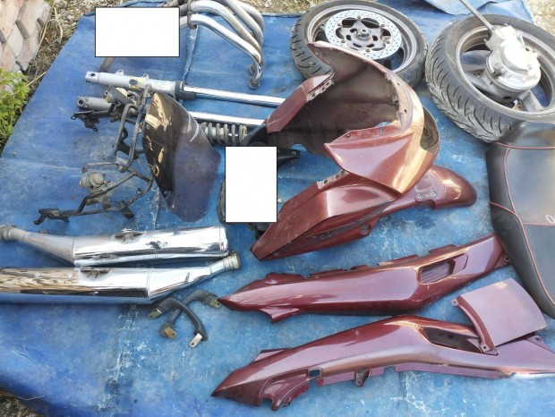 Yamaha Xj 900 Diversion alkatrsz , kipufog dob
