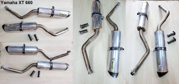 Yamaha Xt 660 kipufogó,összekötő cső,m kipufogó gyapot