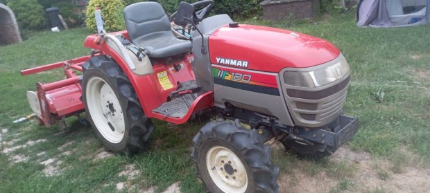 Yanmar AF 120 Szervós Iranyváltós Japán kistraktor Talajmaróval 4x4