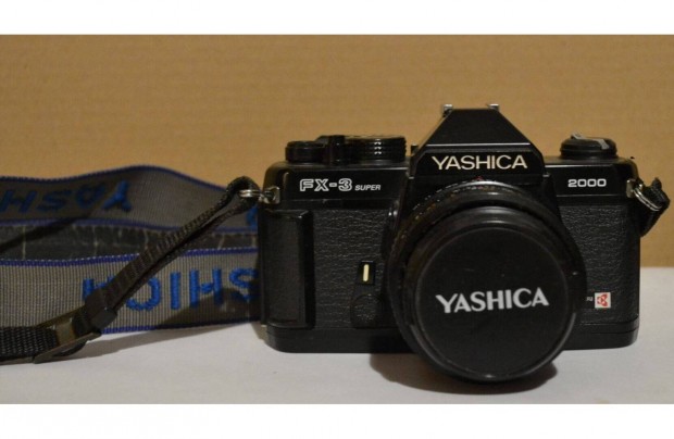 Yashica FX-3 super 2000 + optikk + tartozkok