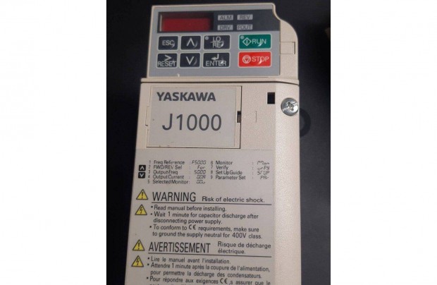 Yaskawa frekvenciavlt Cimr-Jcba0003BAA 0,75KW/055KW Input:230V