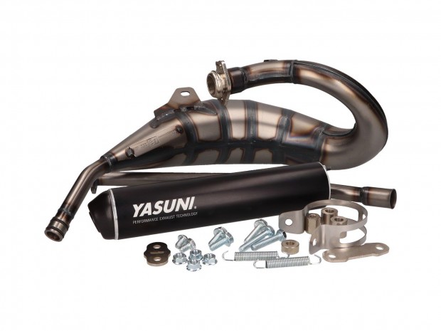 Yasuni Cross HM MAX fekete kipufogó - Aprilia RX, SX, Derbi R, SM, Gil