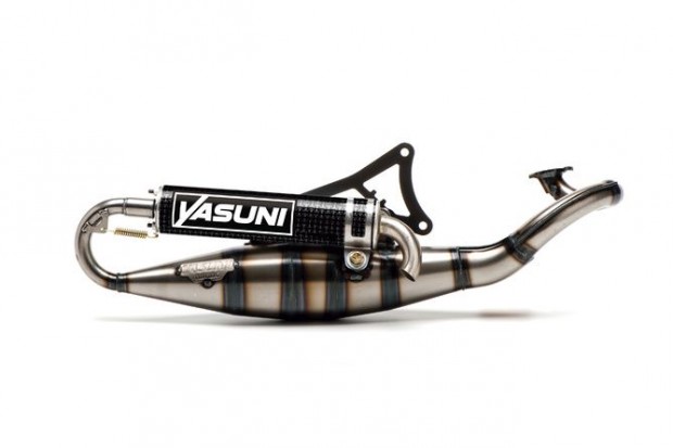 Yasuni R kipufogó fekete kiadás Yamaha Aerox / MBK Nitro szénszálas me