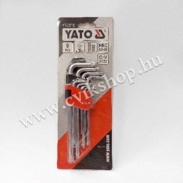 Yato Torxkulcs kszlet 9 rszes (T10-T50) (Yt-0511)