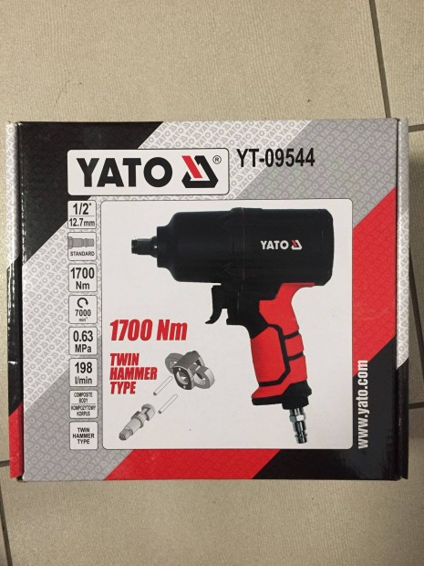 Yato Yt-09544 Pneumatikus tvecsavaroz 1/2" 1700Nm 6bar