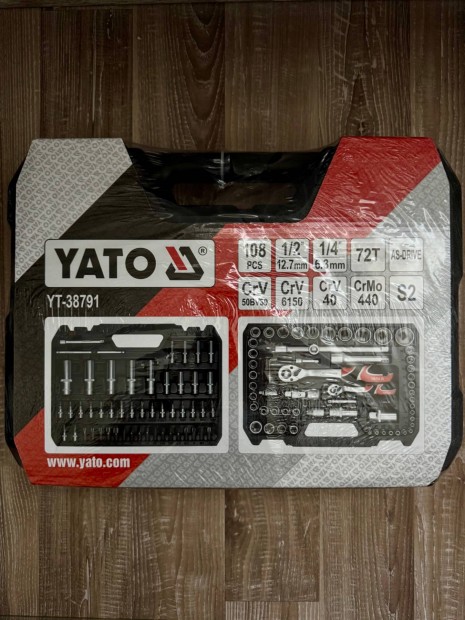 Yato Yt-38791 dugókulcs készlet 108 részes