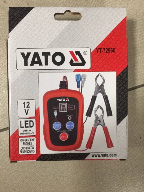 Yato Yt-72960 Befecskendez szelep teszter LED benzinmotorokhoz 12V