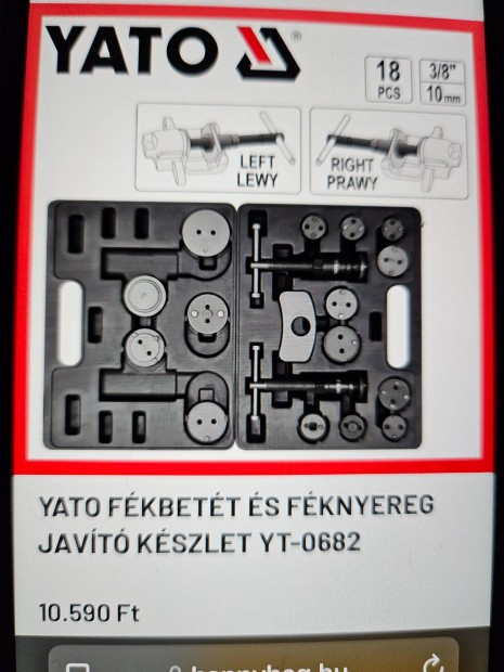 Yato fkbett es fknyereg javit kszlet Yt-0682