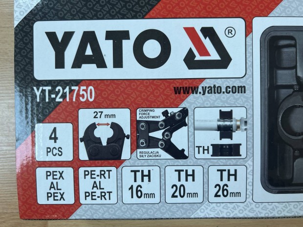 Yato press TH16, TH20, TH26 pofval 