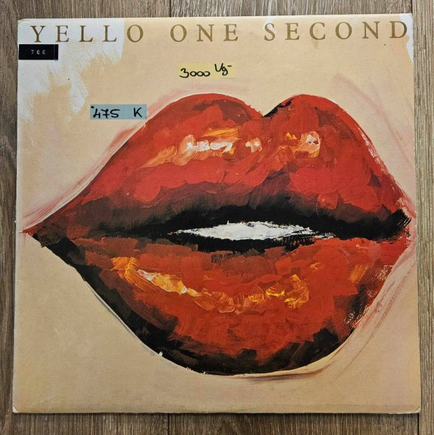 Yello One Second bakelit lemez, hanglemez LP (475)