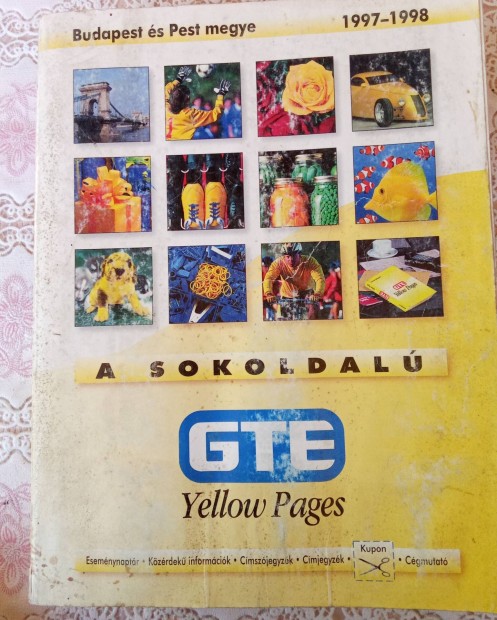 Yellow Pages Telefonknyv Budapest s Pest megye 1997-1998