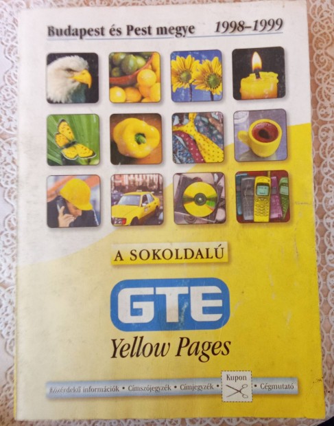 Yellow Pages - Budapest s Pest megye 1998-1999