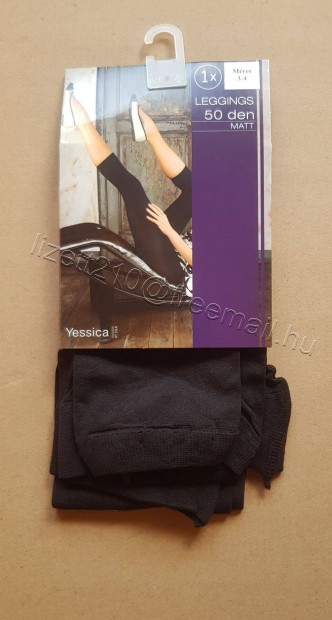 Yessica C&A fekete harisnya leggings vadonatj bontatlan csomagols