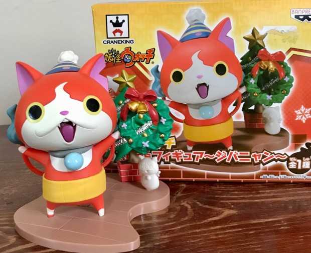 Yokai / Yo-kai Watch / rzk Jibanyan Bandai Banpresto szobor, figura