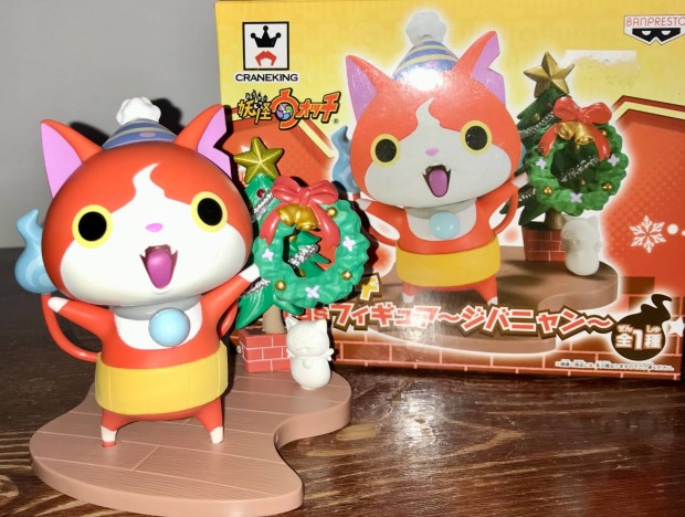 Yokai / Yo-kai Watch / rzk Jibanyan Bandai Banpresto szobor, figura