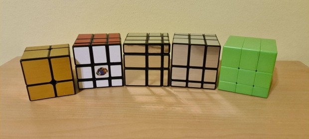 Yongjun mirror, Qiyi zld 3x3x3 mirror, Rubik 3x3x3 tkr kocka