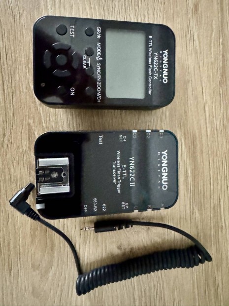 Yongnuo Yn622C-KIT Canon Vakukioldó & Vevő 2.4Ghz Rádiós Távkioldó