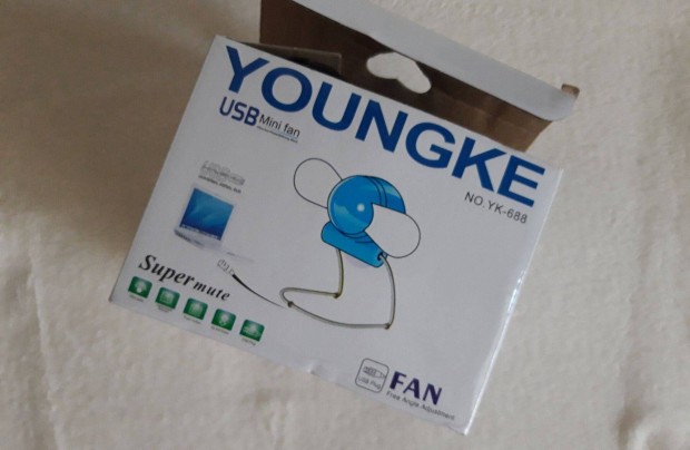 Youngke mini, asztali USB ventiltor