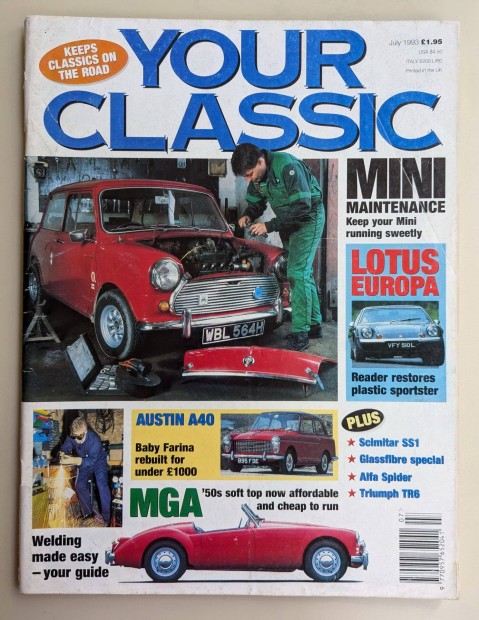 Your Classic 1993/07 brit vetern auts magazin