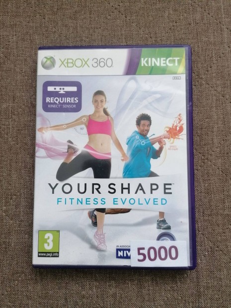 Your Shape Fitness Evolved Xbox 360 Kinect jtk elad!